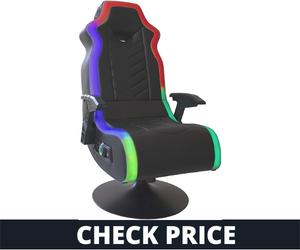 X Rocker RGB Prism Pedestal 2.1 Dual Gaming Chair with LED Lights